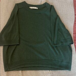 Abercrombie & Fitch Green Knit Sweater